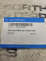 Agilent 19245-20525 Cool On-Column Inlet 5 silver rings, for 320 µm columns