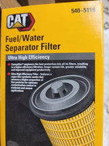 Genuine Cat 540-5119 Caterpillar Fuel Filter In oem Box 5405119