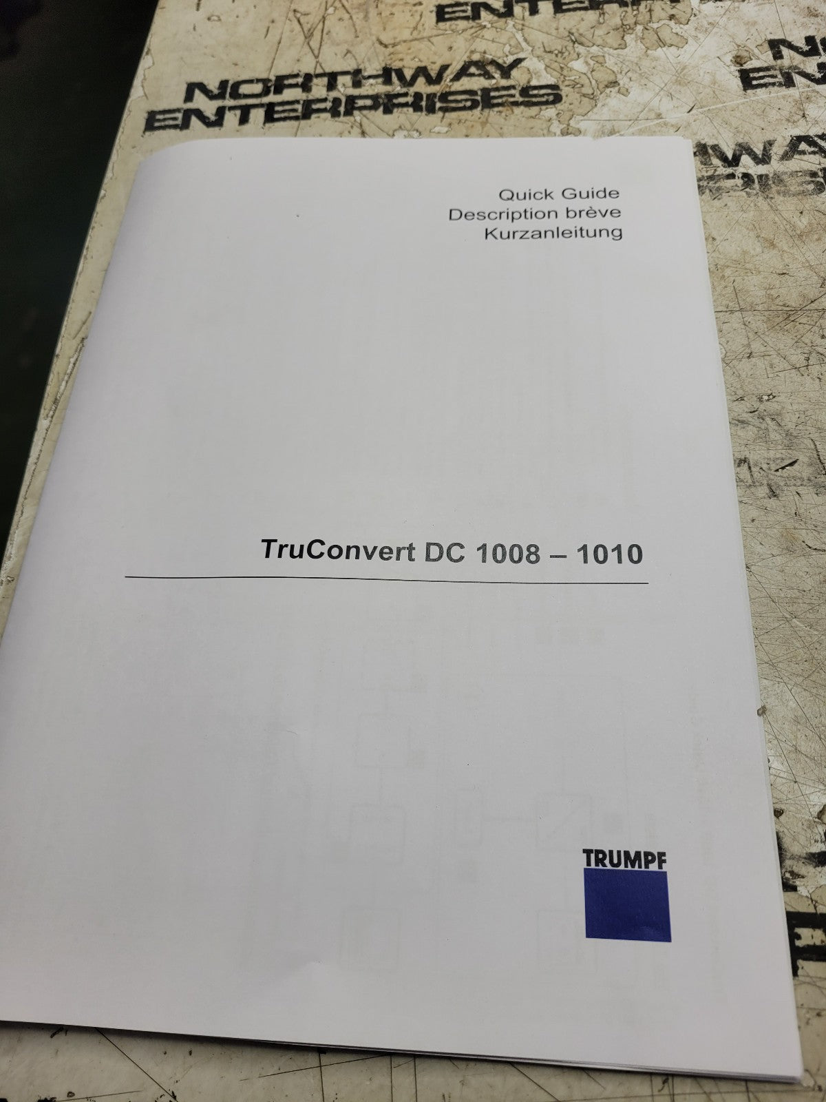 NEW TRUMPF TRUCONVERT DC 1010 2717176