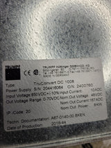 NEW TRUMPF TRUCONVERT DC 1008 2400760