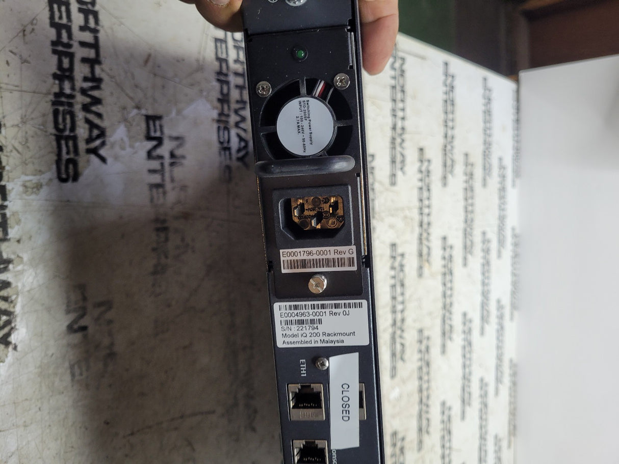 E0004963-0001 MODEL iQ 200 RACKMOUNT IDIRECT