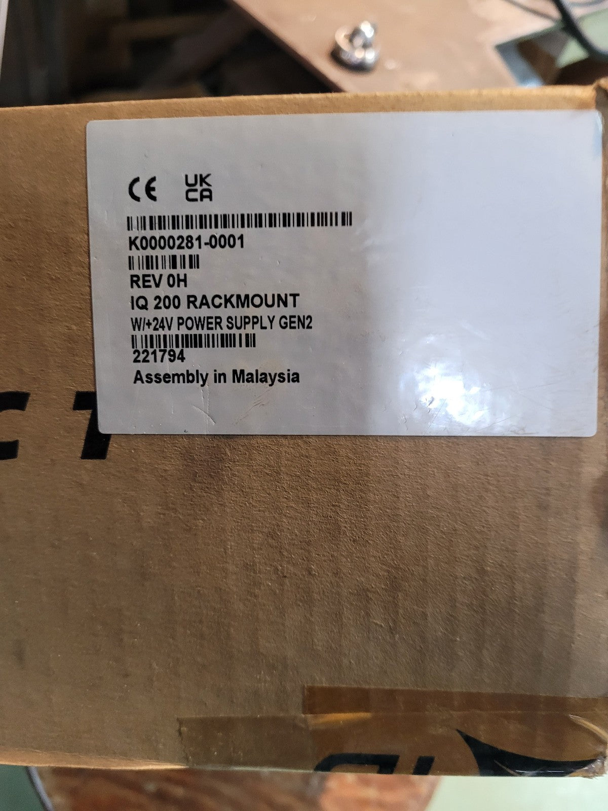 E0004963-0001 MODEL iQ 200 RACKMOUNT IDIRECT
