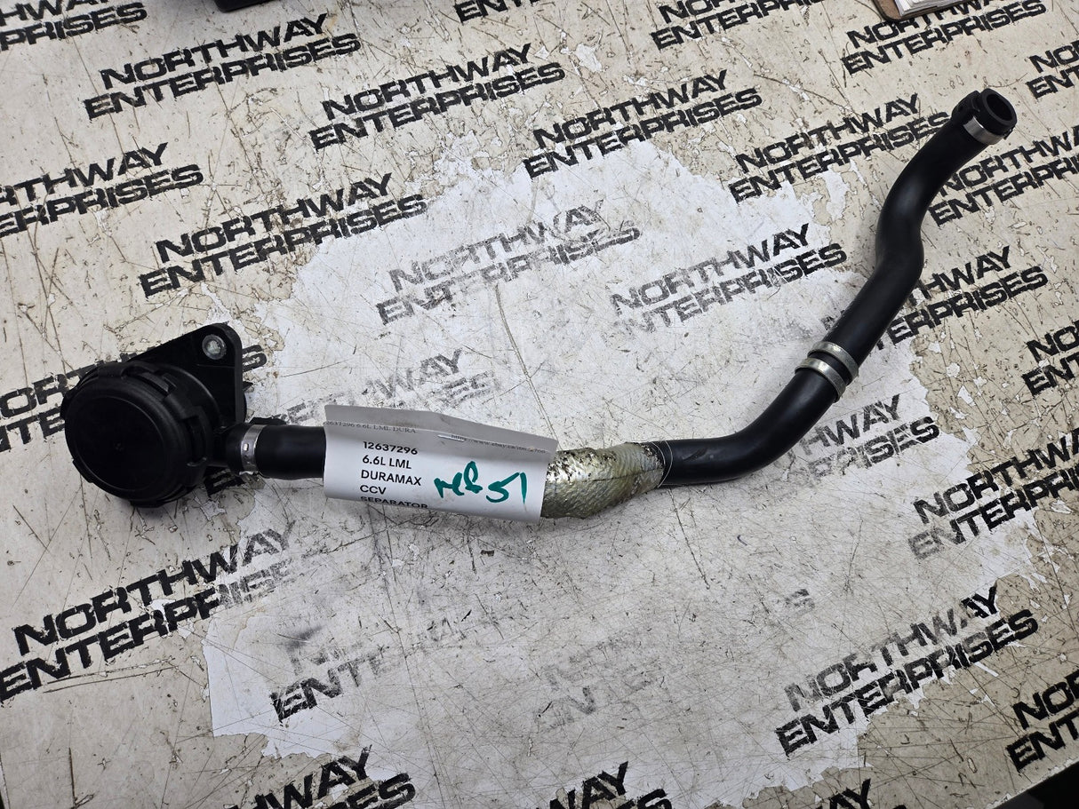 12637296 6.6L LML DURAMAX CCV SEPARATOR Crankcase Vent REF51