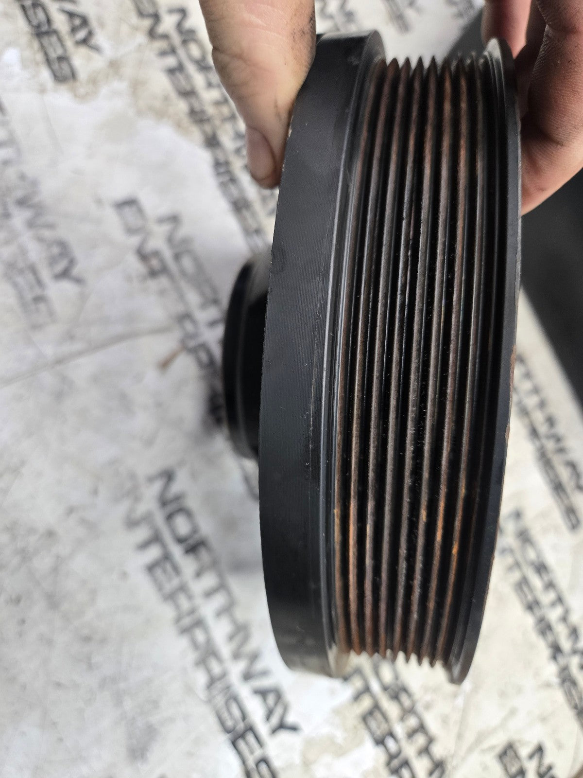 2020 FORD POWERSTROKE 6.7L HARMONIC BALANCER LC3Q-6316-AA 2011-2024