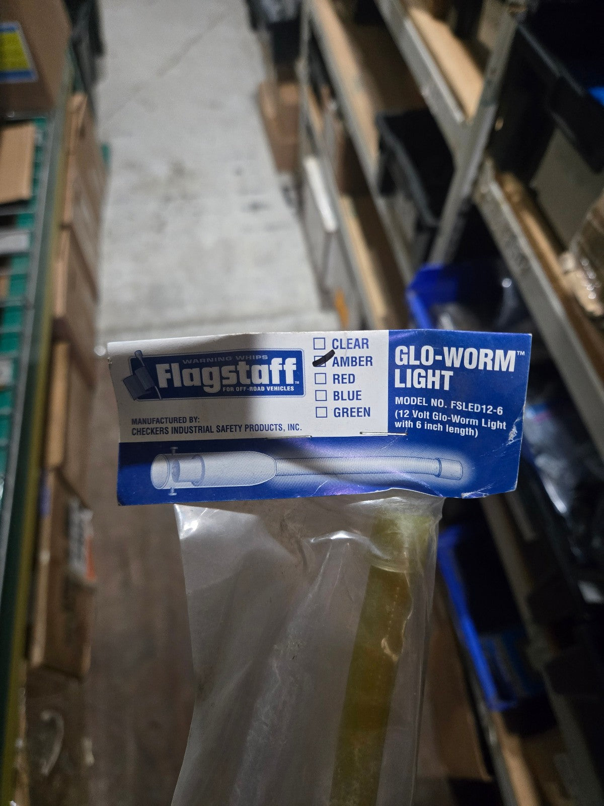 Flagstaf Glow Worm Light 12v 6" FSLED12-6