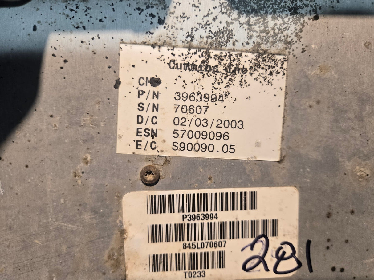 CUMMINS 3963994 ECM 2003 ram 5.9l Cummins