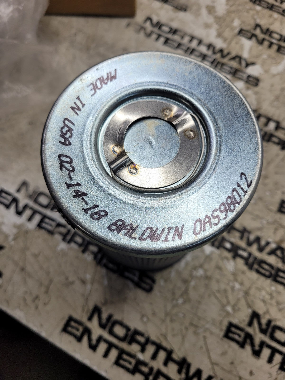 OAS98012 BALDWIN ENGINE OIL SEPARATOR FILTER