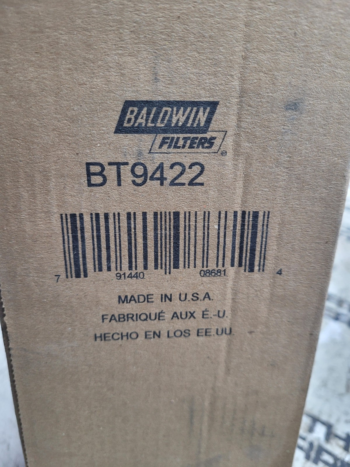 BT9422 BALDWIN HYDRAULIC FILTER