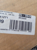 HASTINGS AF2033 AIR FILTER Luber-Finer LAF1833 Air BALDWIN PA2805 WIX 46314