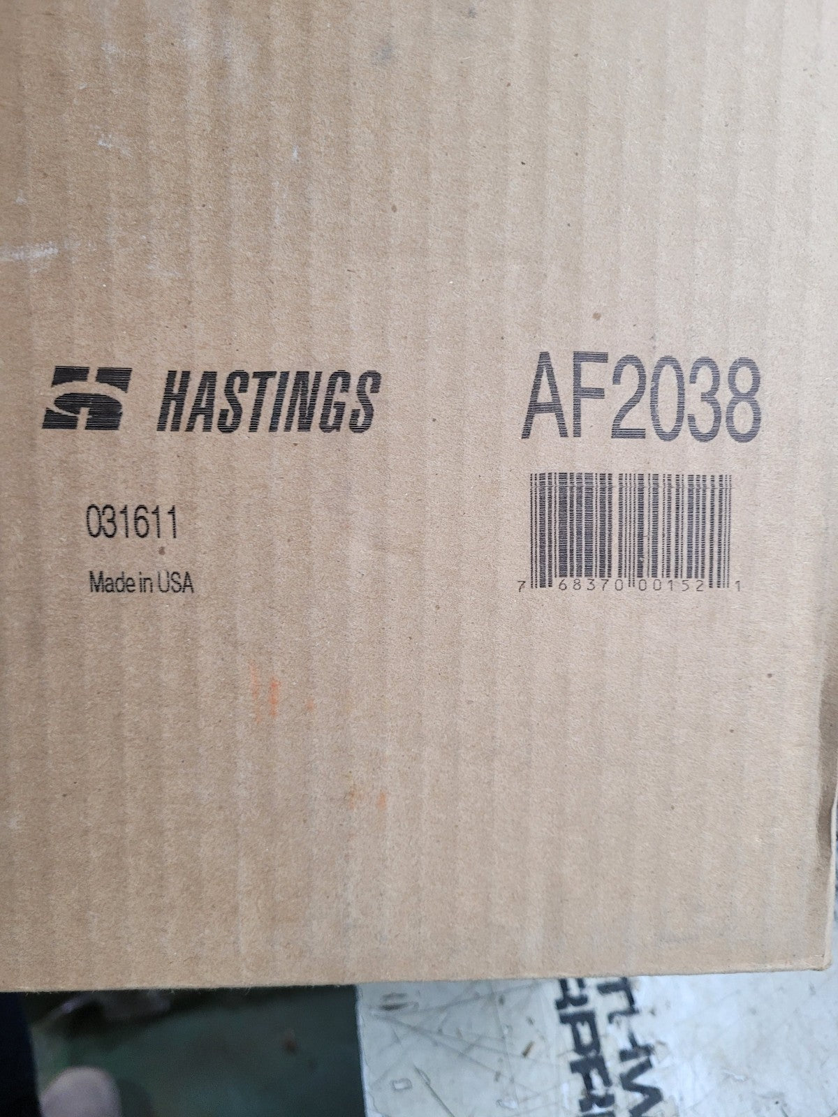 AF2038 HASTINGS AIR FILTER