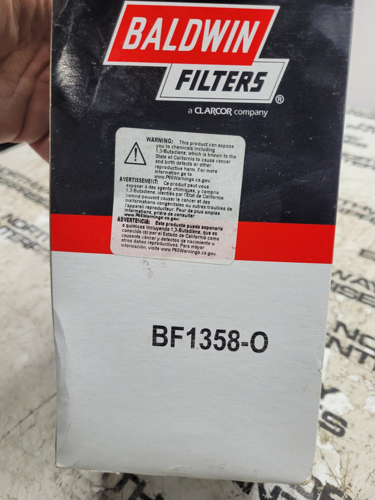 BF1358-0 BALDWIN FUEL FILTER