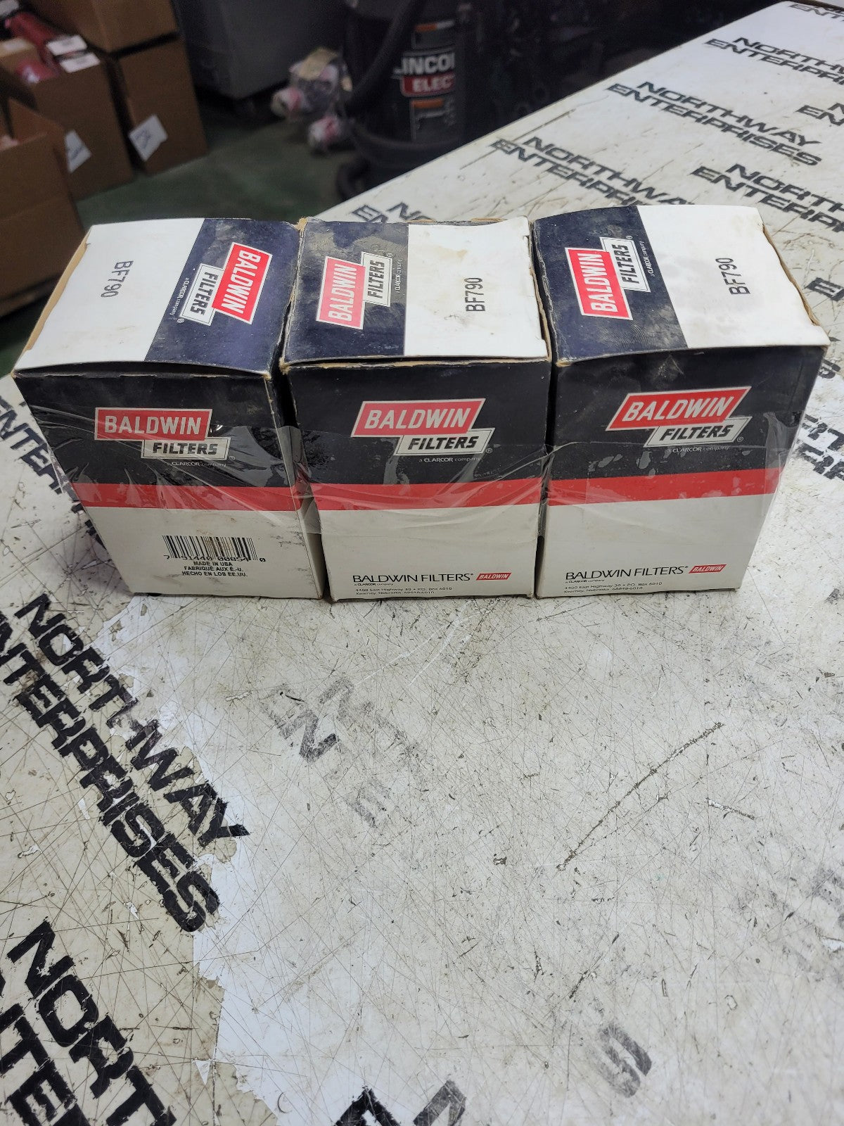LOT OF 3 FILTERS - BF790 BALDWIN FUEL FILTER