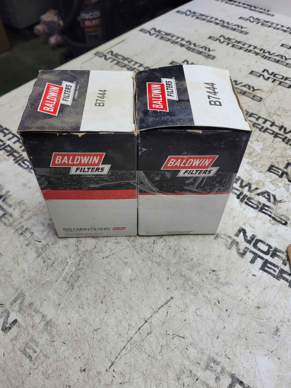 LOT OF 2 FILTERS - B7444 BALDWIN OIL FILTER