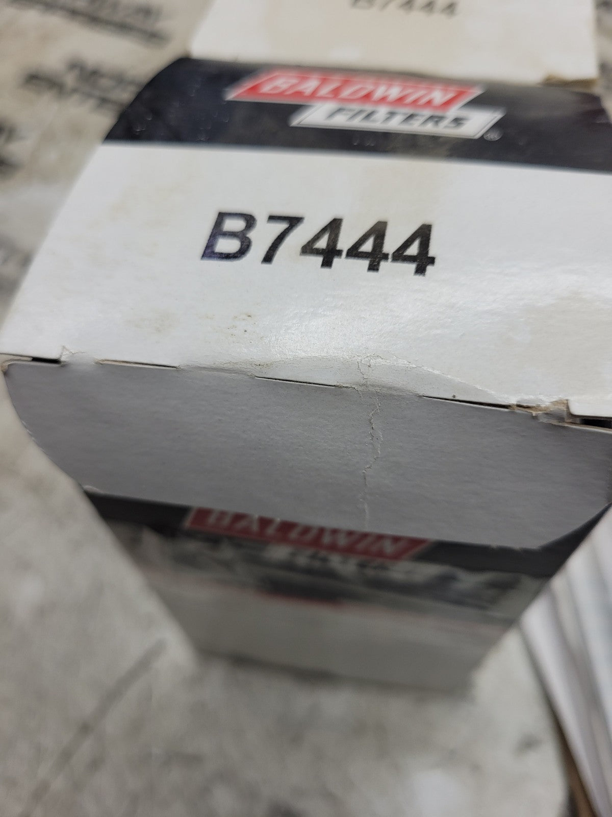 LOT OF 2 FILTERS - B7444 BALDWIN OIL FILTER