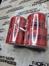 LOT OF 2 FILTERS - BF957-D BALDWIN FUEL FILTER