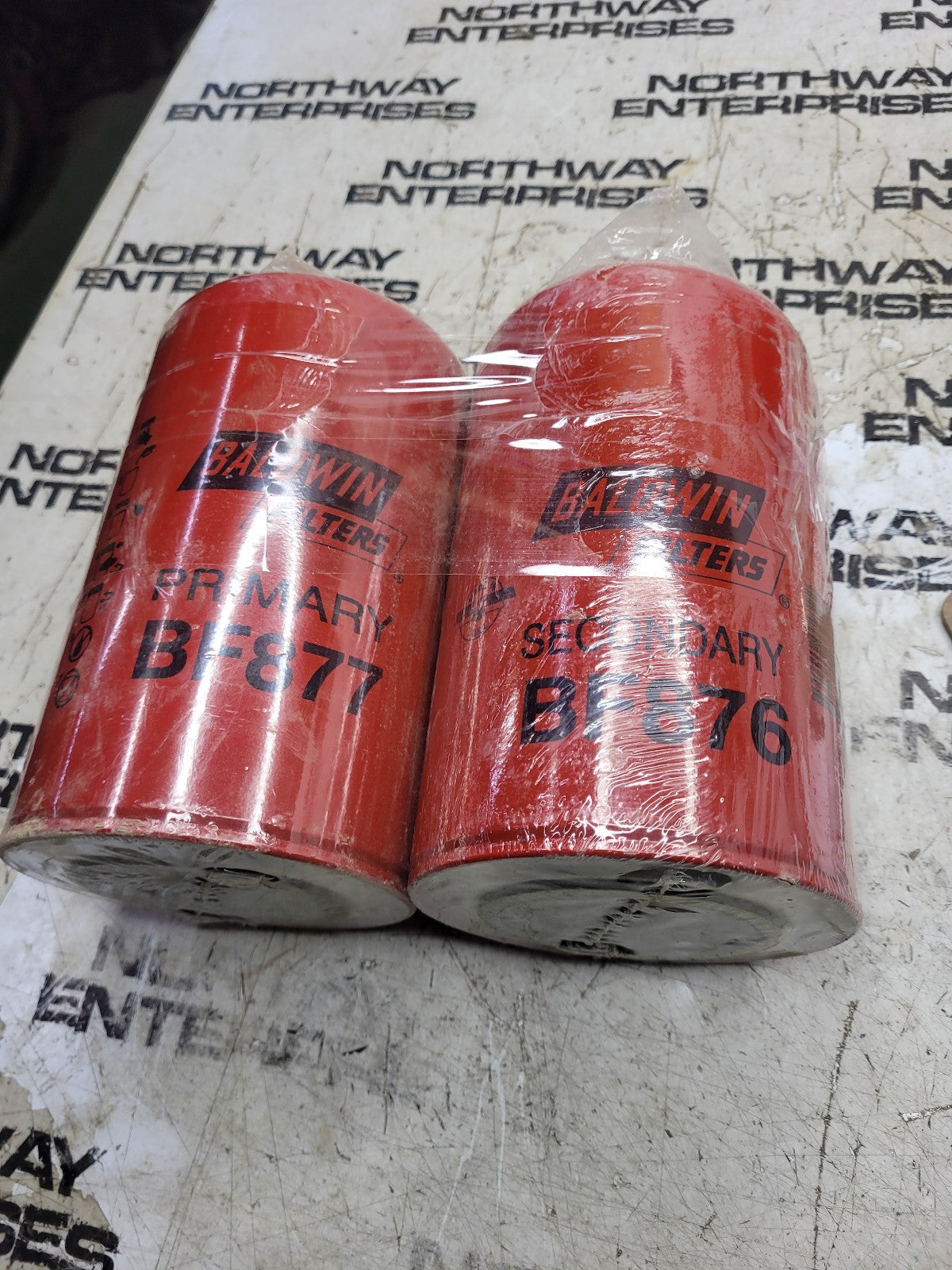 LOT OF 2 FILTERS - BF876 AND BF877 BALDWIN FUEL FILTER