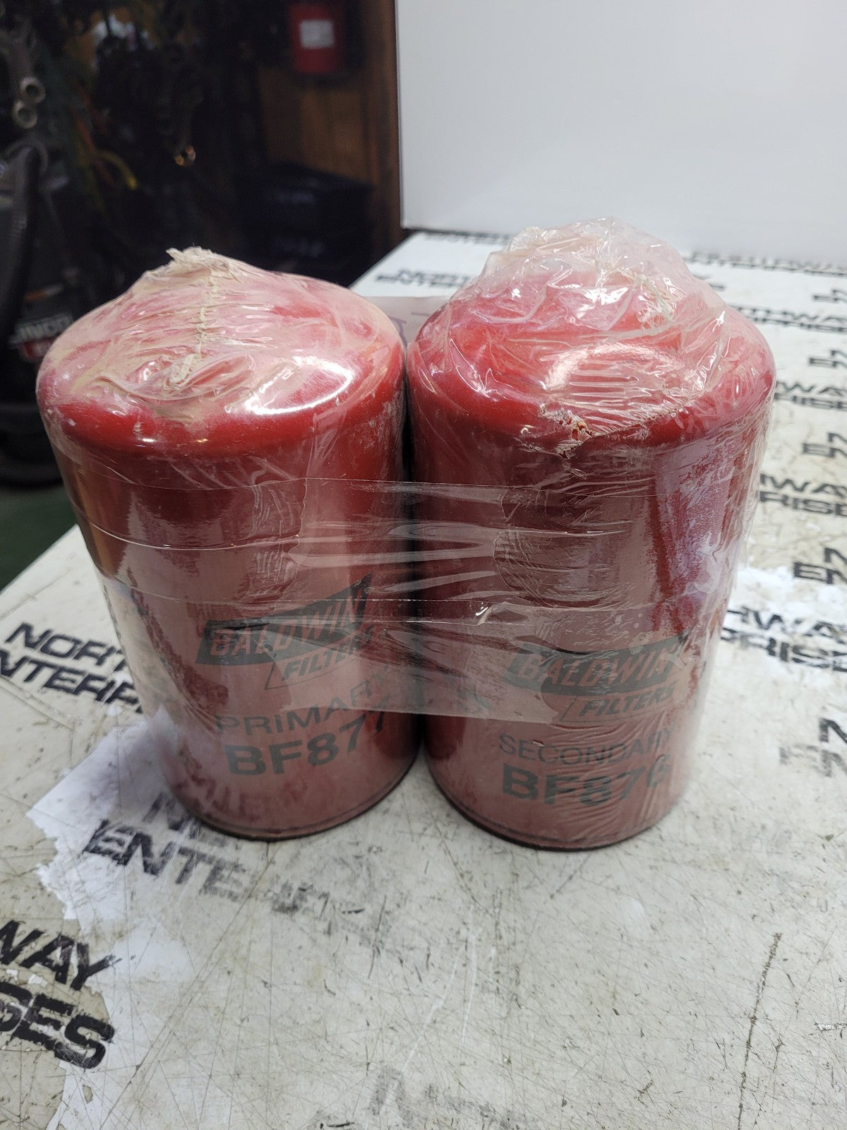 LOT OF 2 FILTERS - BF876 AND BF877 BALDWIN FUEL FILTER