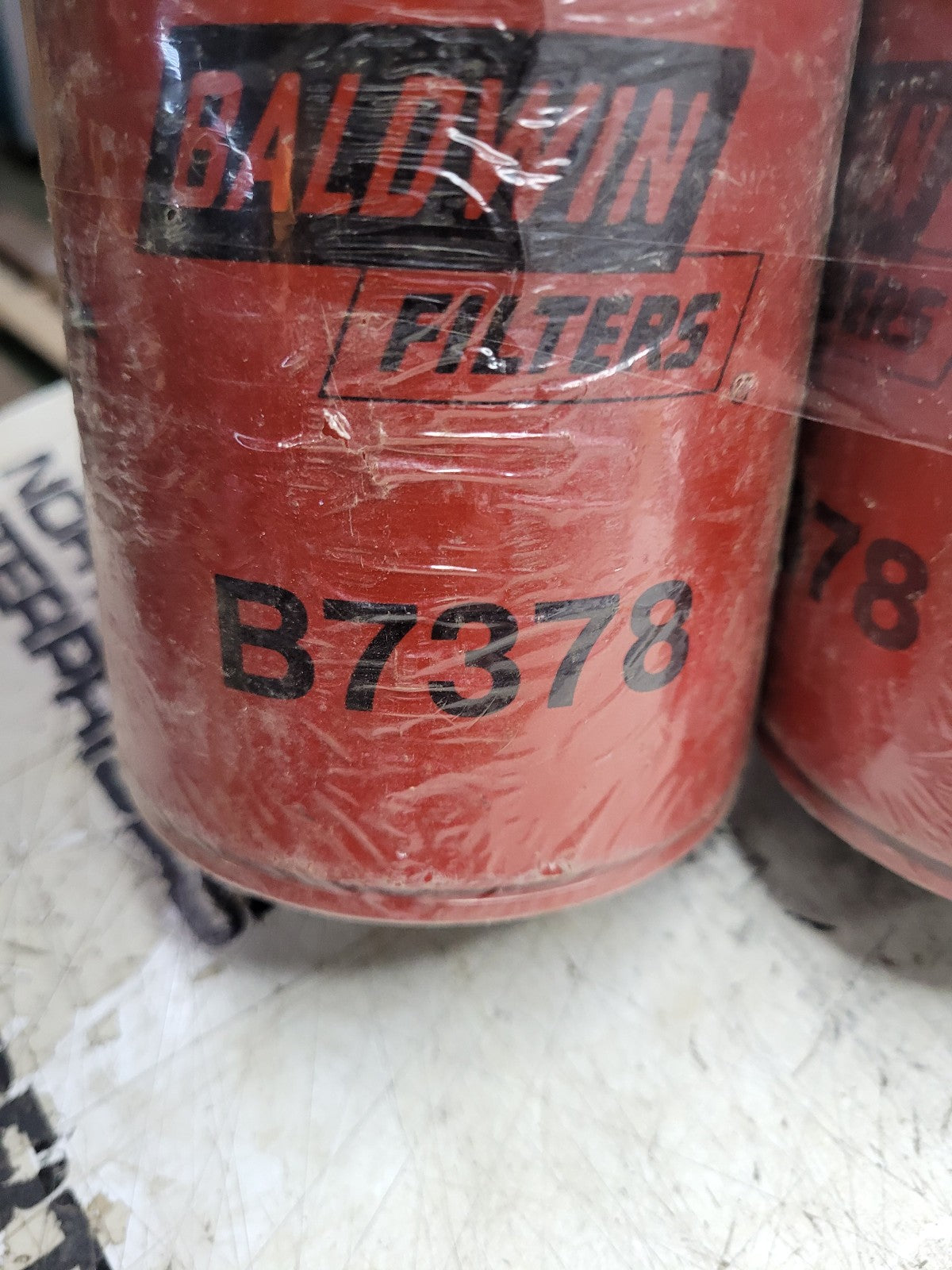 LOT OF 2 FILTERS - B7378 BALDWIN OIL FILTER