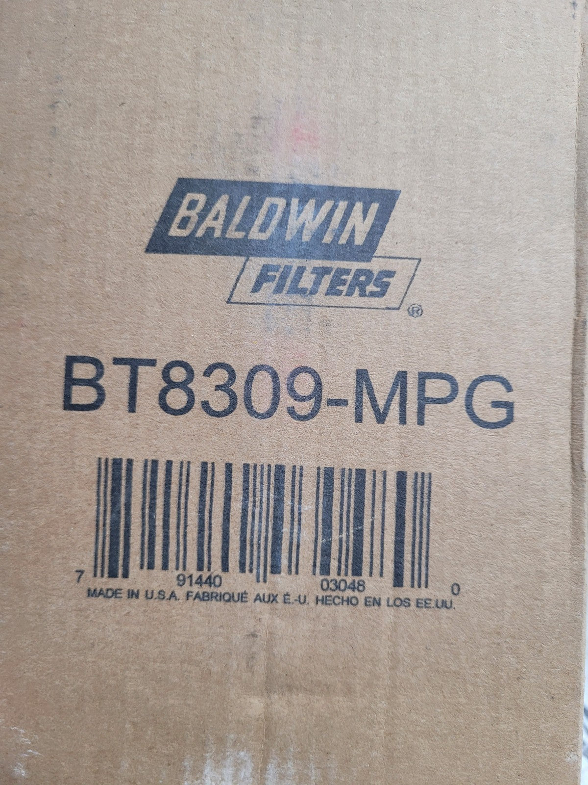 BT8309-MPG BALDWIN HYDRAULIC FILTER