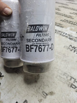 LOT OF 2 FILTERS - Baldwin Filters BF7677-D Fuel Filter
