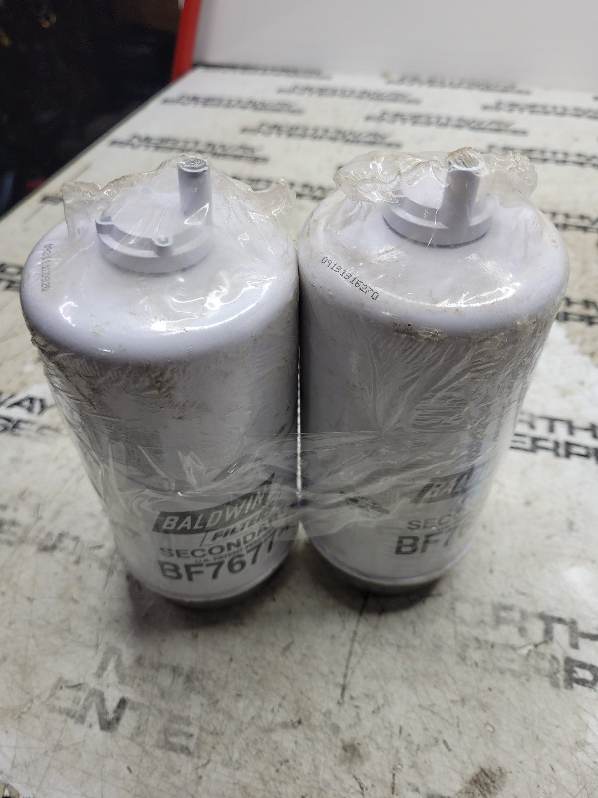 LOT OF 2 FILTERS - Baldwin Filters BF7677-D Fuel Filter