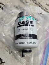 LOT OF 2 FILTERS - CASE 87803445 FUEL FILTER