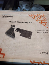 V4254 KUBOTA WINCH MOUNTING KIT  FOR V4251 OR V4253 WINCHES