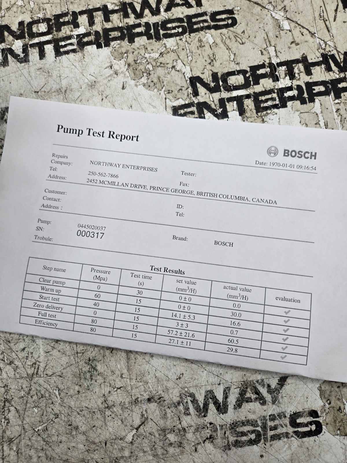 Tested 0445020037 Bosch CP3 Injection Pump 07-10 GM Duramax 8973613516