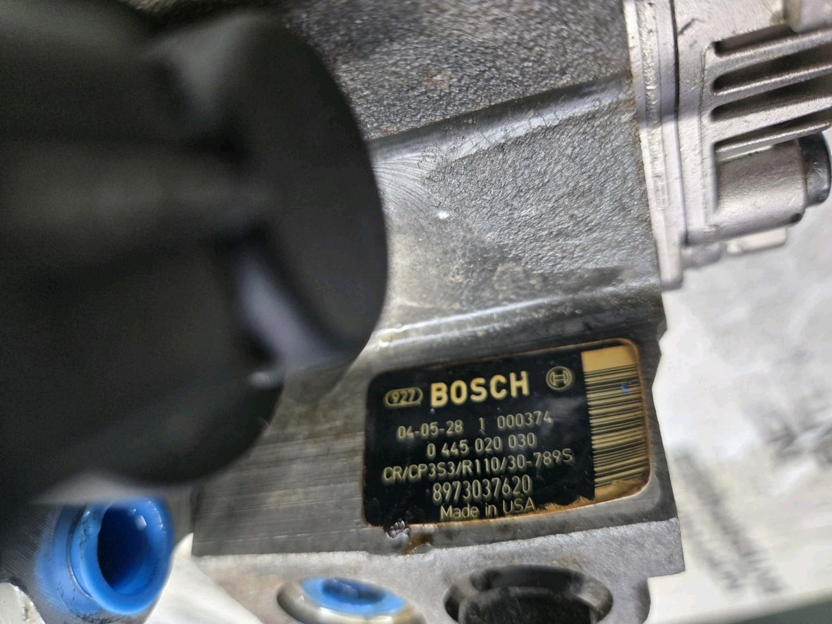 TESTED 0445020030 LLY Bosch CP3 Pump GM Duramax 8973037620