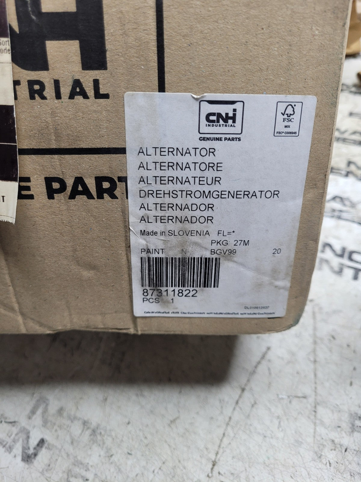 87311822 CNH 439841 Alternator 120 Amps For IH 87311822, 47383500