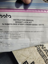 KUBOTA S6966 V131196401 BONNET LOCK KIT FOR SSV65/SSV75 V1311-96401