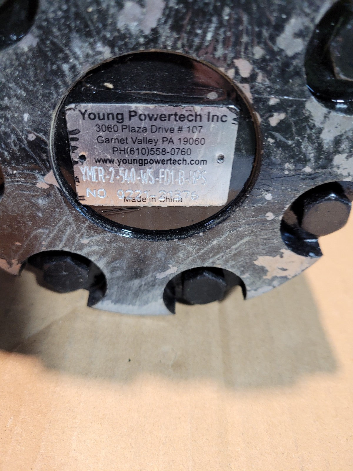 36194 YOUNG POWERTECH HYDRAULIC MOTOR YMER-2-540-WS-FD1-B-HPS