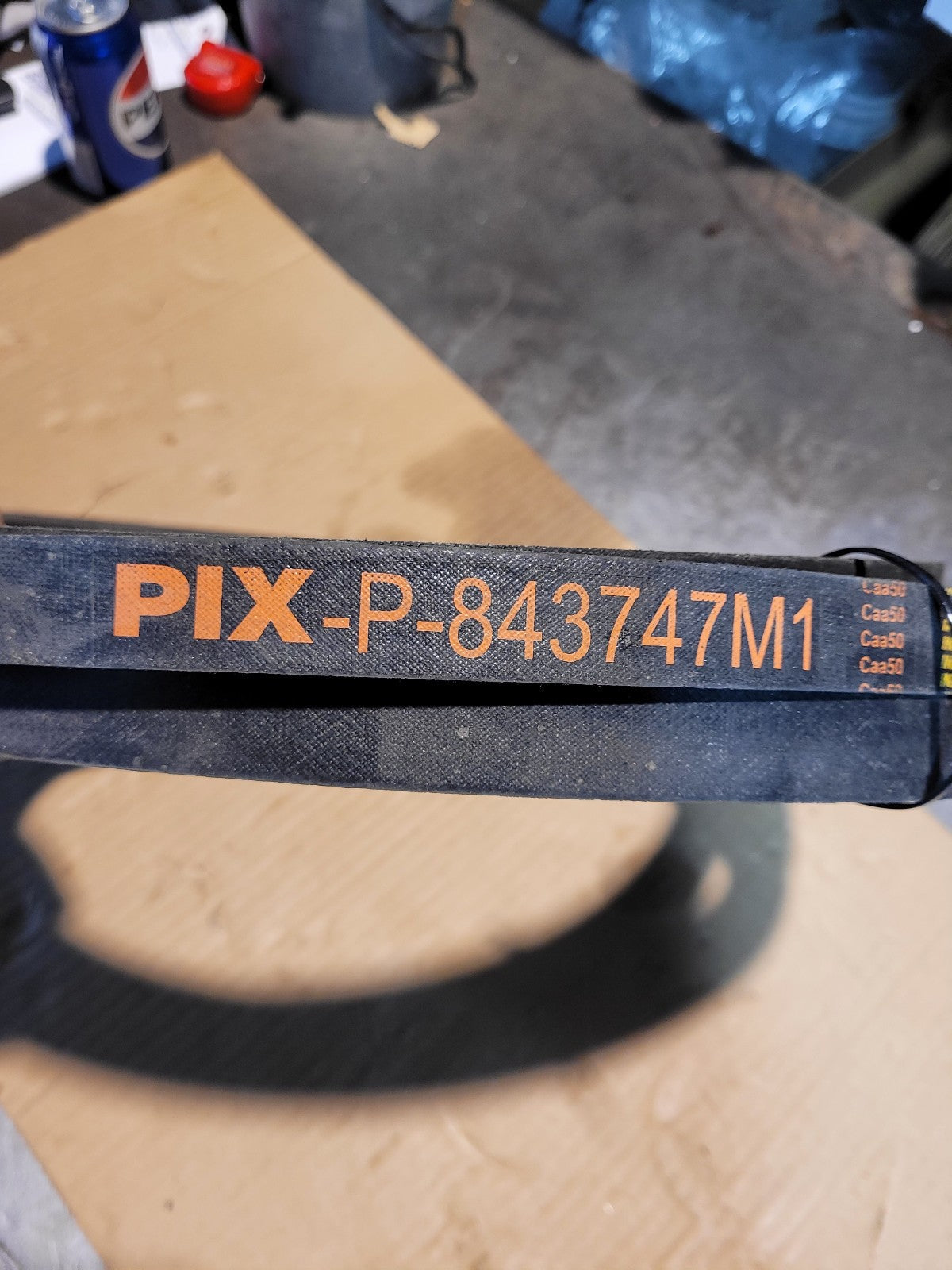 PIX P-843747M1 843747M1 REPLACEMENT V BELT