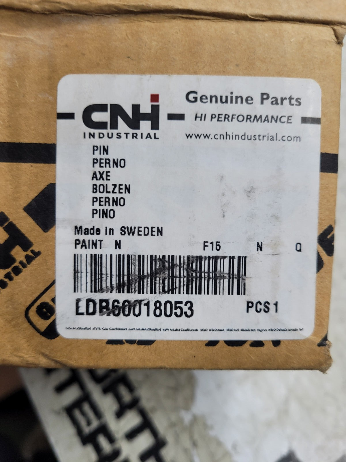 LDR60018053 CASE CNH PIN