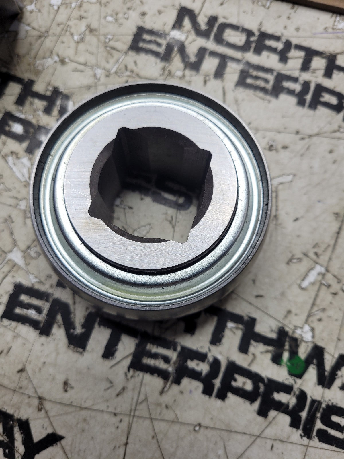 W208PPB8 Disc Harrow Ball Bearing [1-1/8" Square Bore x 80 mm OD]
