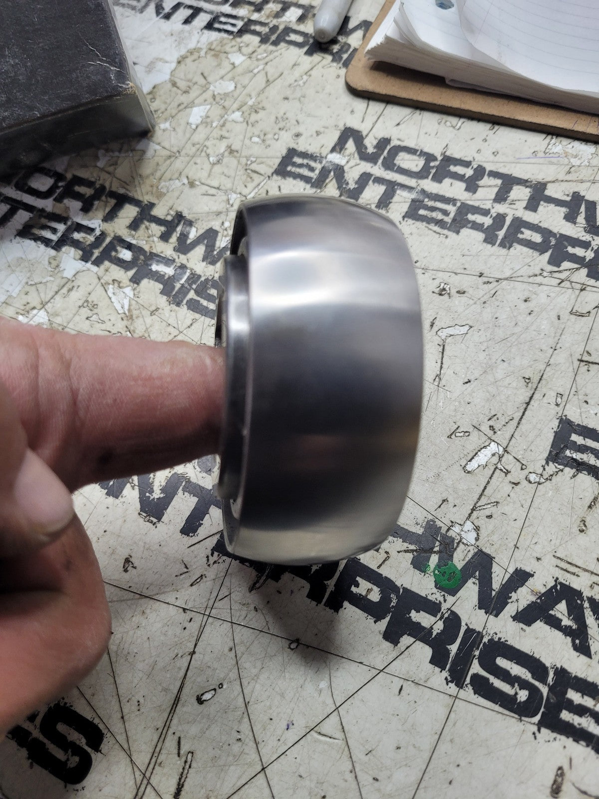 W208PPB8 Disc Harrow Ball Bearing [1-1/8" Square Bore x 80 mm OD]