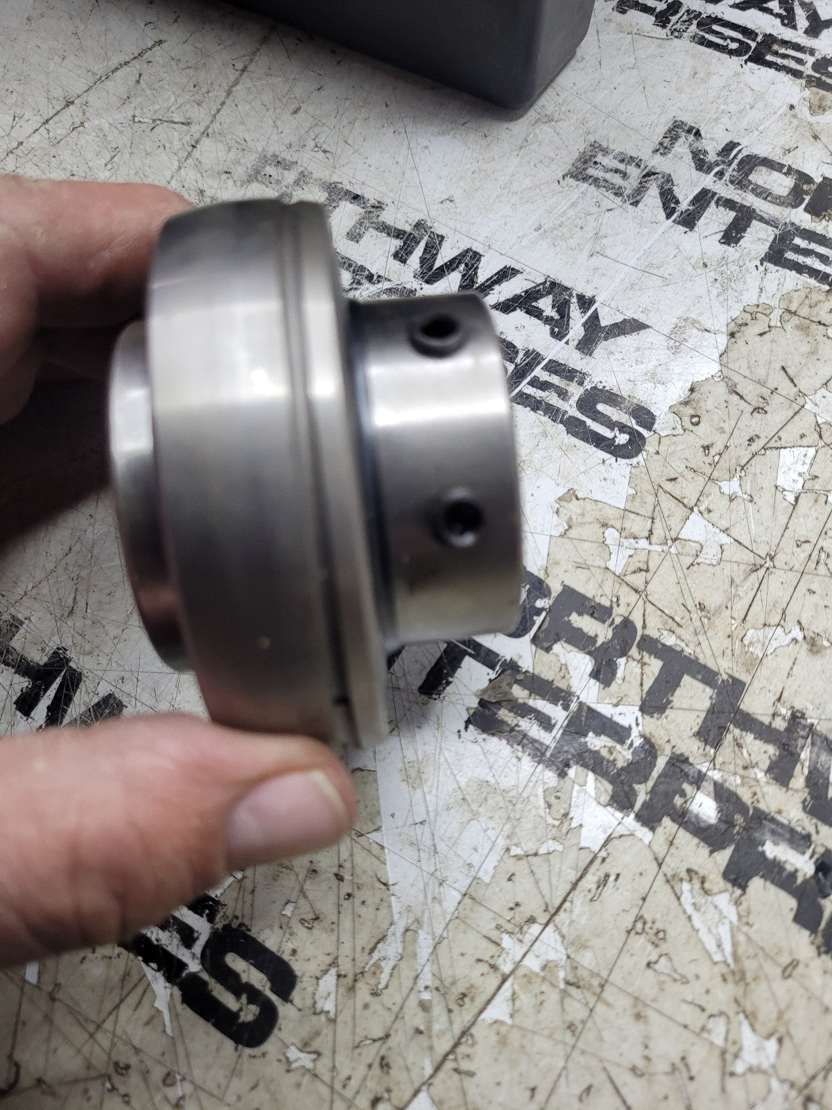 W208PPB8 Disc Harrow Ball Bearing [1-1/8" Square Bore x 80 mm OD]