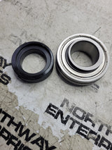 SA208-24G Ball Insert Bearing - Straight Bore, 1-1/2 in Bore Diam., 3.1496 in