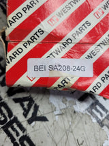 SA208-24G Ball Insert Bearing - Straight Bore, 1-1/2 in Bore Diam., 3.1496 in