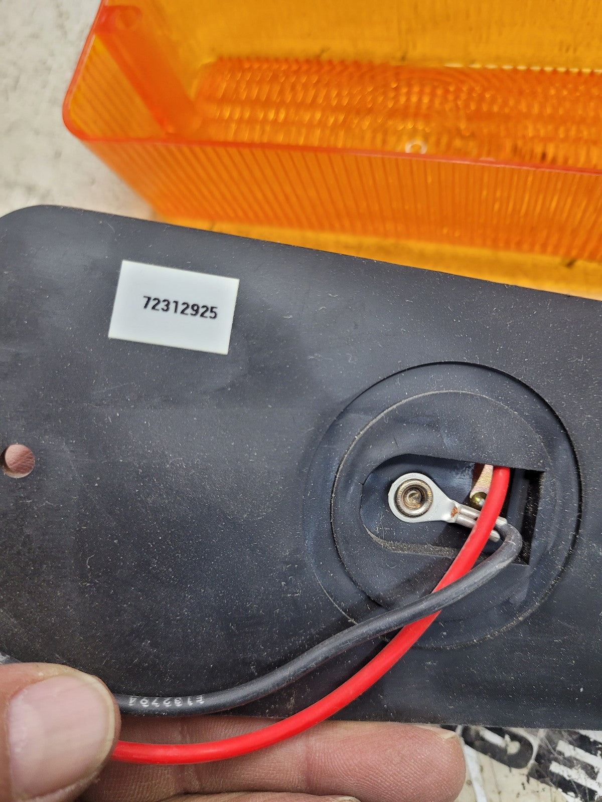 FENDT 72312925 AMBER MARKER LAMP CLEARANCE LIGHT
