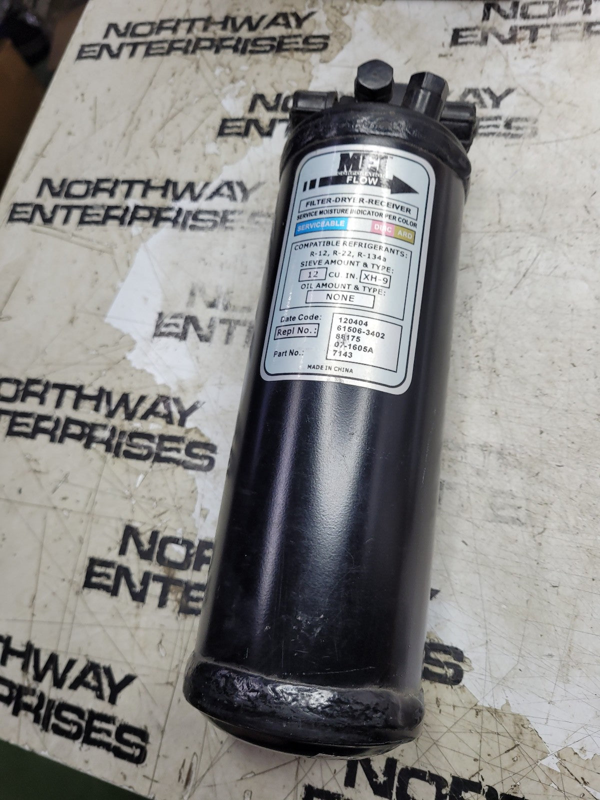 OEM A/C Receiver Drier - Truck Air 07-1605A, MEI 7143