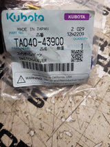 TA040-43900 Genuine Kubota Netural Safety Switch