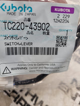 TC220-43902 Genuine Kubota Lever Switch