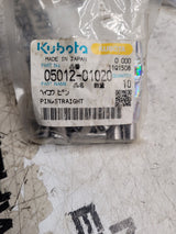 New pack of 10 dowel pins - 05012-01020 Kubota