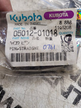 New pack of 10 dowel pins - 05012-01018 Genuine Kubota
