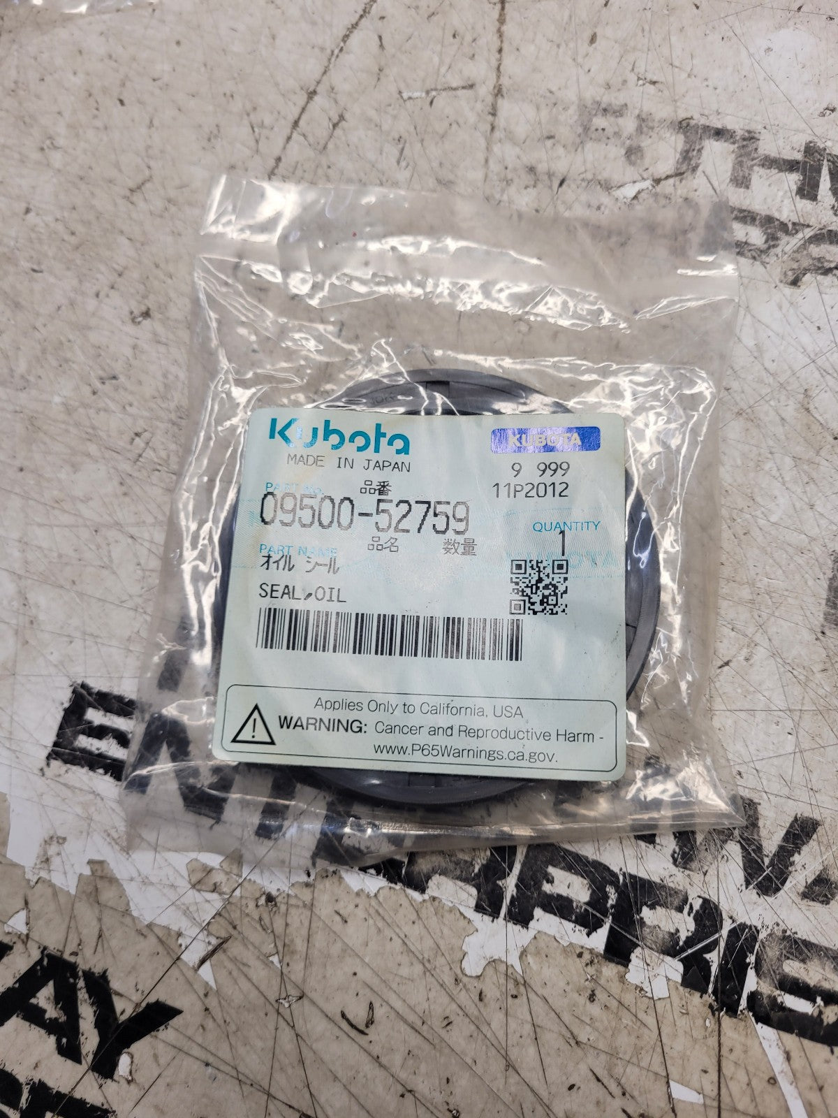 09500-52759 Genuine Kubota Seal Oil