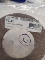 2pc - F034S Clutch Lining  Replacement Friction Disc Braber Equipment 70mm id