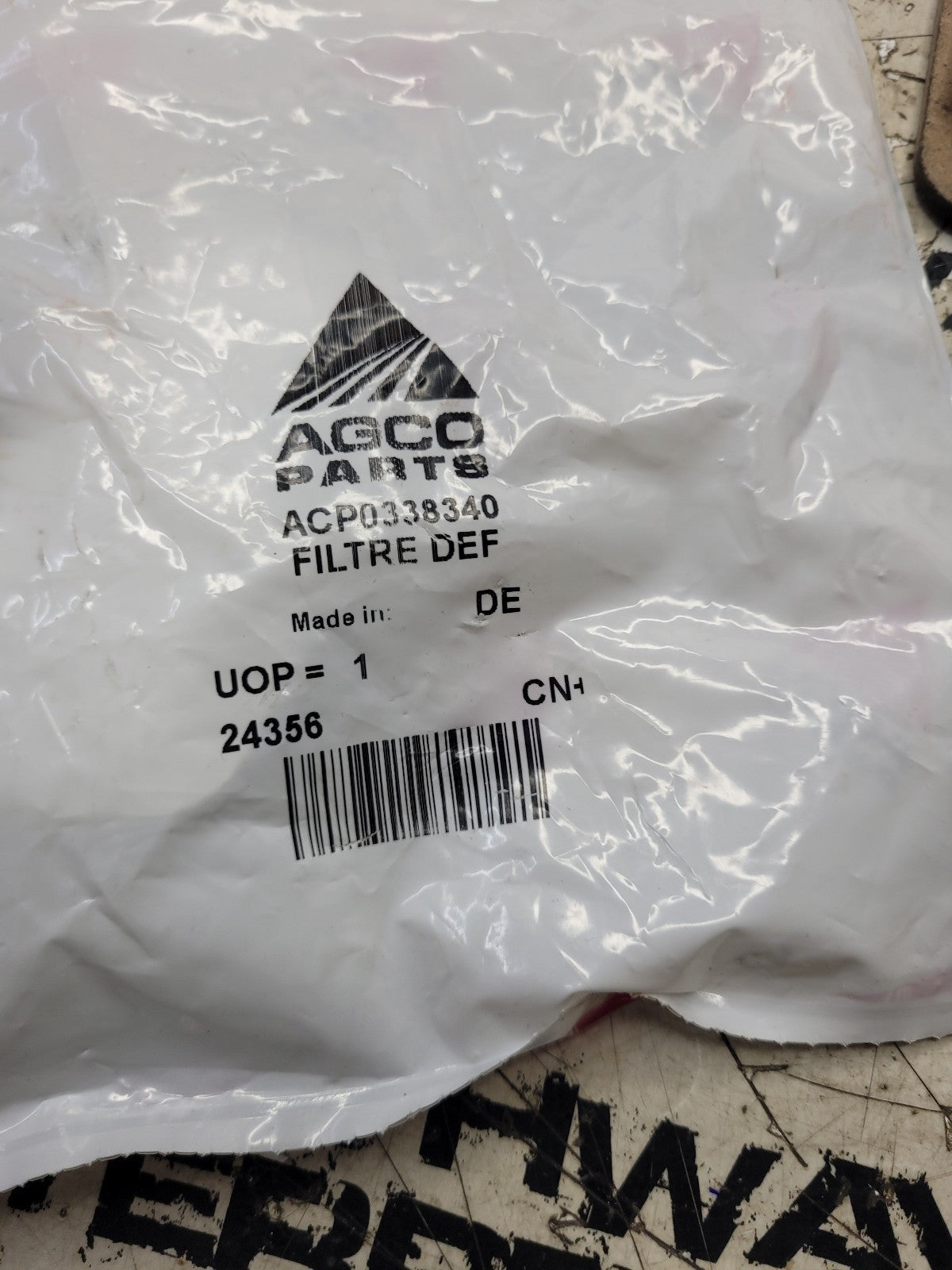 ACP0338340 AGCO DEF FILTER ELEMENT