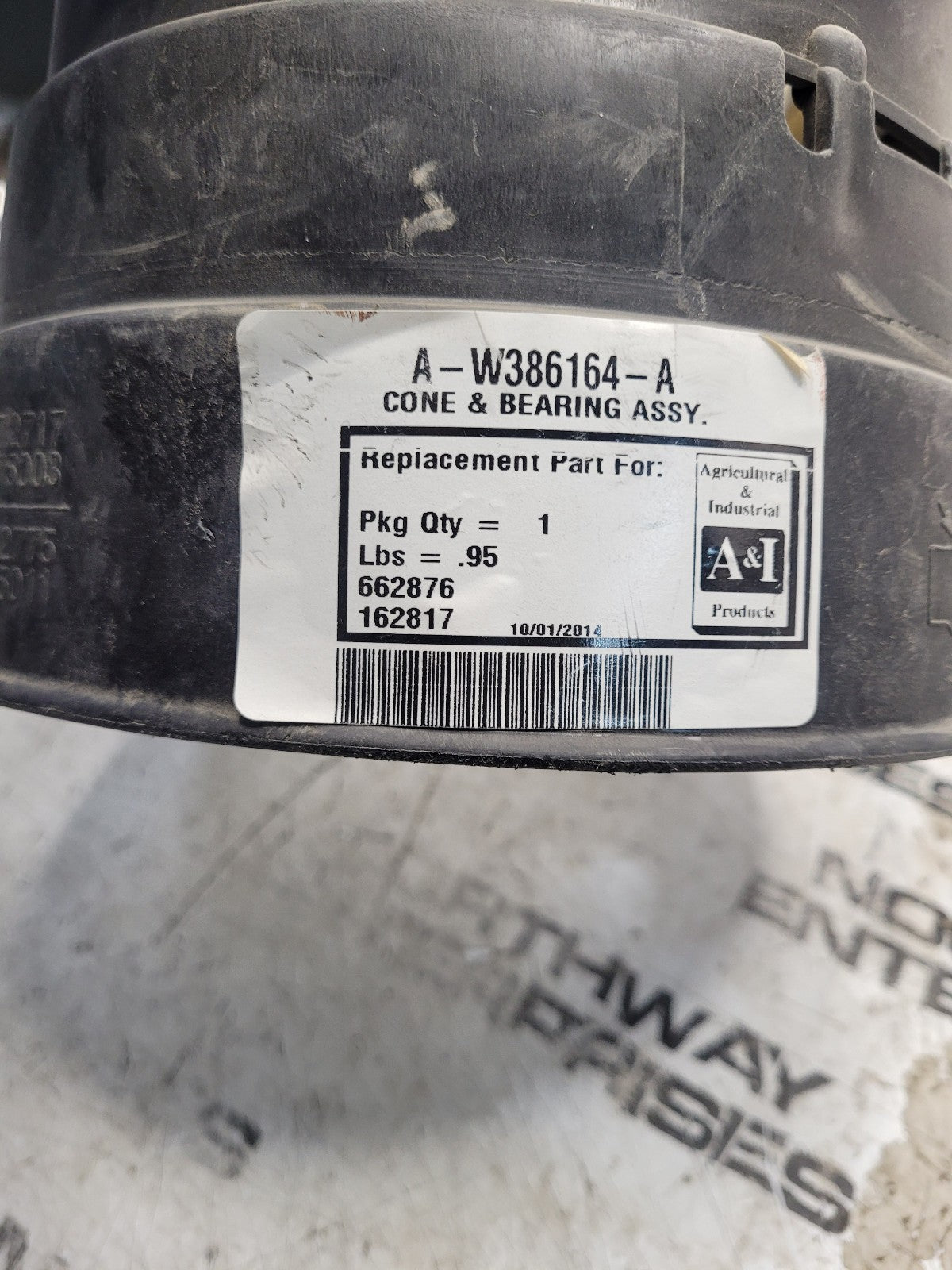 A-W386164-A New A&I Cone Assembly CV Axle Cone