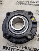 New SNR Bearing UCFC-209-28 RAL 9005 1 3/4" Round Flanged Mounted Bearings